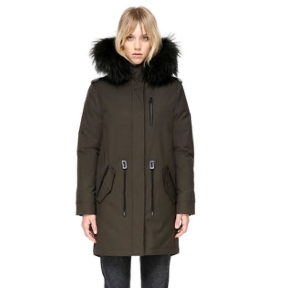 ◼️Mackage Enia Doen Winter Coat/Jacket Dark Green size Small (like New)